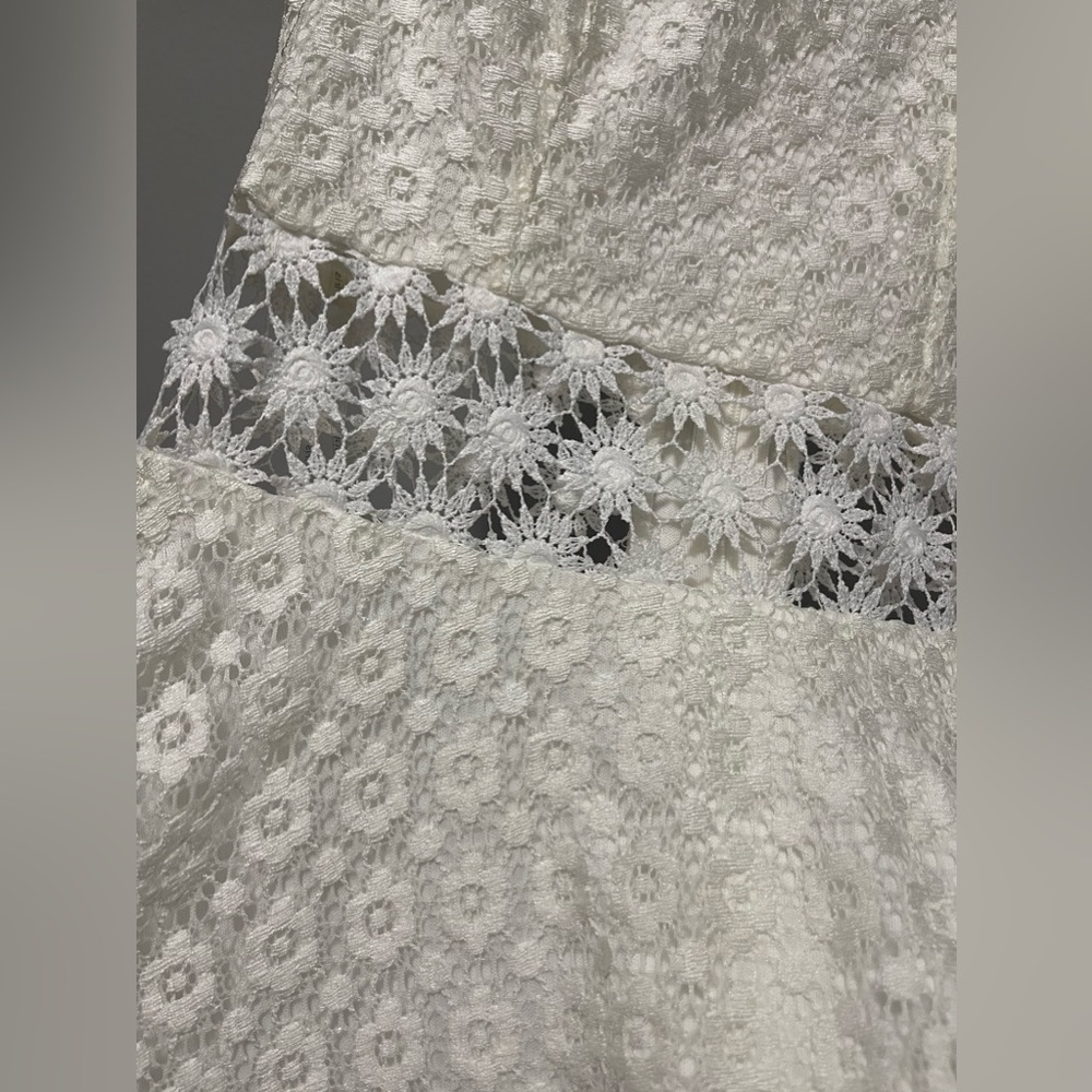 Iris white floral dress